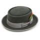 Charcoal Wool Pork Pie Hat