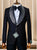 Marco Lorenzo Premium Black Mosaic Stud Suit Ultra Slim Fit Suit