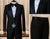 Marco Lorenzo Premium Fabric Black Stud Suit Ultra Slim Fit Suit