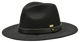 Bruno Capelo Uptown Black/Black Fedora Hat