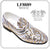 Royal Shoes White Sequence Shoe 8889
