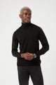 Recess Premium Black Knit Turtle Neck Sweater