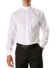 White Clergy Deacon Bishop Priest Mandarin Collar Shirt