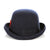 Premium Wool Navy Blue Derby Bowler Hat - Ferrecci USA 