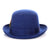 Premium Wool Royal Blue Derby Bowler Hat - Ferrecci USA 