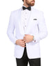 Ferrecci Men's Echo White Slim Fit Shawl Lapel Tuxedo Dinner Jacket