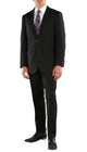 Black Regular Fit Suit 2 Piece Ford