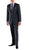Ford Navy Blue Regular Fit 2 Piece Suit - Ferrecci USA 