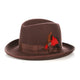 Ferrecci Premium Brown Godfather Hat