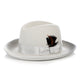 Ferrecci Premium Light Grey Godfather Hat