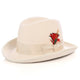 Ferrecci Premium Off-White Godfather Hat