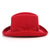 Ferrecci Wool Felt homburg Red Godfather Hat - Ferrecci USA 