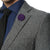The Hardy Grey Herringbone Super Slim Fit Mens Blazer - Ferrecci USA 