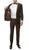 Hudson Brown Slim Fit 2 Piece Suit - Ferrecci USA 