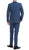 Paul Lorenzo Mens Indigo Slim Fit 2 Piece Suit - Ferrecci USA 