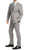 Windsor Light Grey Slim Fit 2 Piece Suit - Ferrecci USA 