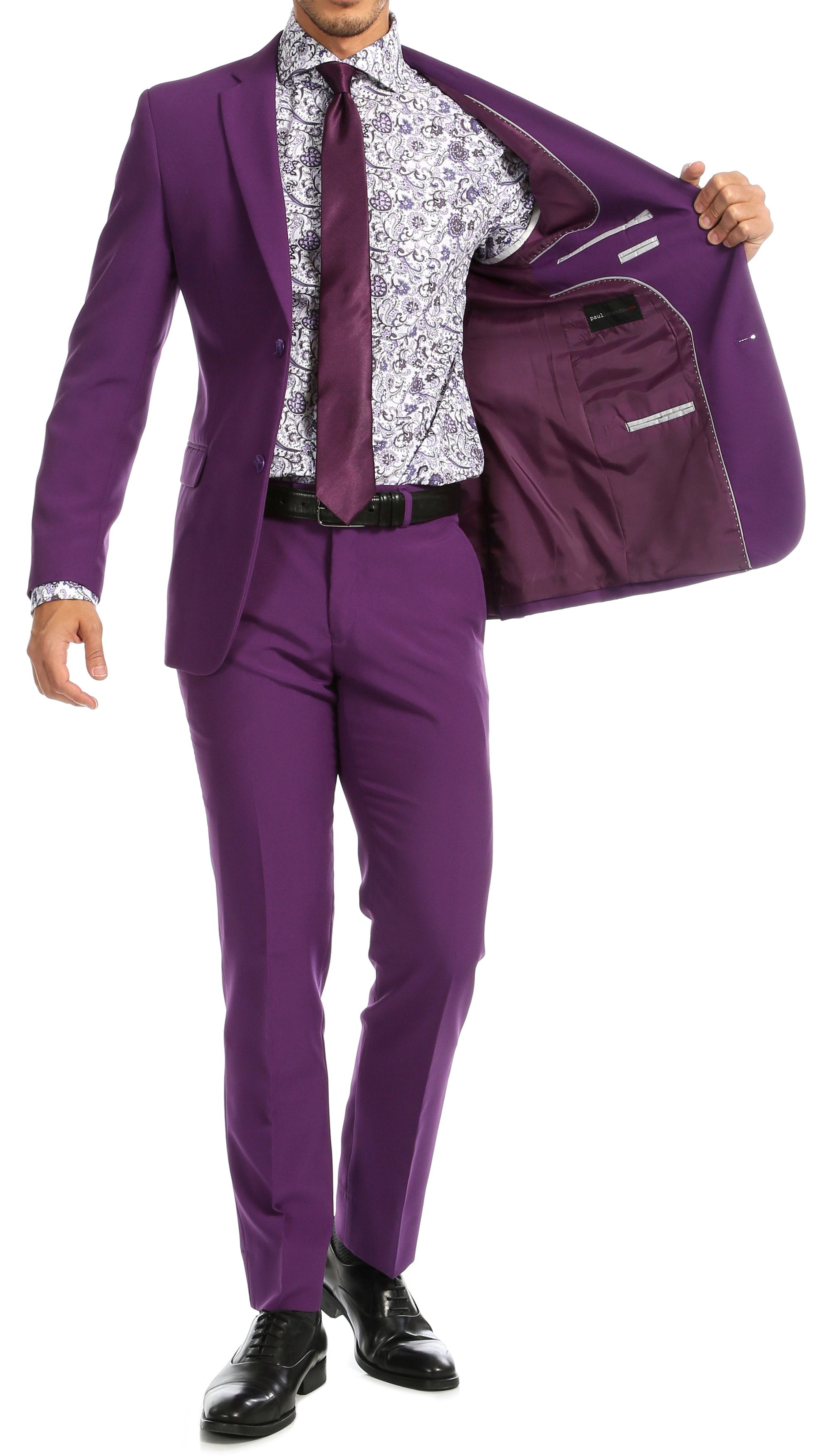 Mens Purple Slim Fit 2pc Suit | PL1969 – Essuitsal.COM