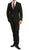 Windsor Black Slim Fit 2pc Suit - Ferrecci USA 