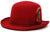 Premium Wool Derby Hat - Red - Ferrecci USA 