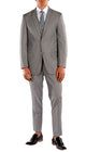JAX Light Grey Slim Fit 3 Piece Suit