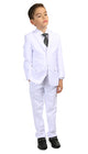 Ferrecci Boys JAX JR 5pc Suit Set White