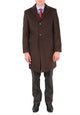 Marc Men's Wool Brown Top Coat