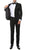 Paul Lorenzo MMTUX Black Slim Fit 2pc Tuxedo - Ferrecci USA 