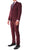 Oslo Burgundy Notch Lapel 2 Piece Slim Fit Suit - Ferrecci USA 