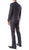 Oslo Charcoal Notch Lapel 2 Piece Slim Fit Suit - Ferrecci USA 