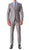 Oslo Grey Notch Lapel 2 Piece Slim Fit Suit - Ferrecci USA 