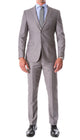 Oslo Grey Notch Lapel 2 Piece Slim Fit Suit