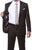 Parker Slim Fit Brown Striped Tone on Tone Wool Suit - Ferrecci USA 