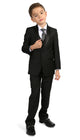 Boys Reno JR 5pc Black Shawl Tuxedo Set