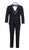 Boys Reno JR 5pc Black Shawl Tuxedo Set - Ferrecci USA 