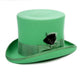 Premium Wool Green Top Hat