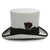 Premium Grey with Black Wool Top Hat - Ferrecci USA 