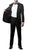 Celio Black Slim Fit Notch Lapel 2 Piece Tuxedo - Ferrecci USA 