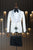 Marco Lorenzo Premium Paisley White Mosaic Collar Ultra Slim Fit Suit