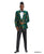 Tazio Green & Gold Paisley Floral Slim Fit Blazer Includes Bow Tie
