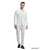 Tazio Skinny Fit White Linen Suit