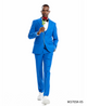 Tazio Skinny Fit Royal Blue 3 pc Suit