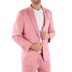 Tr Premium Dusty Pink Slim Fit Knit Blazer