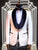 Marco Lorenzo Premium Paisley Black Velvet 4pc Suit W/ Matching Bowtie
