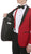 Ferrecci Men's Reno Red/Black Slim Fit Shawl Lapel 2 Piece Tuxedo Suit Set - Ferrecci USA 