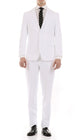 Oslo White Slim Fit Notch Lapel 2 Piece Suit